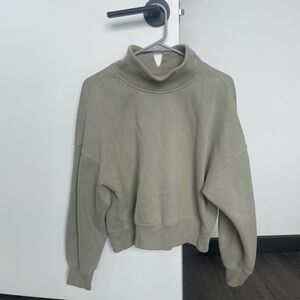 Abercrombie women's mock neck sweatshirt